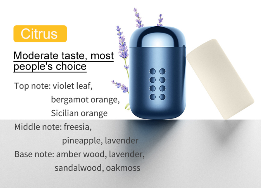ScentFrame Citrus scent variant with bergamot, orange, and lavender notes